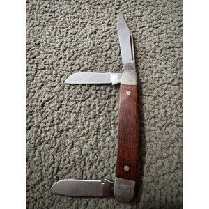 Vintage Western USA W742 Stockman Knife 3 Blade Folding Pocket Knife Made in USA